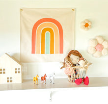 Load image into Gallery viewer, ISLA- Rainbow Banner, Square 18&quot;x18&#39;&#39;
